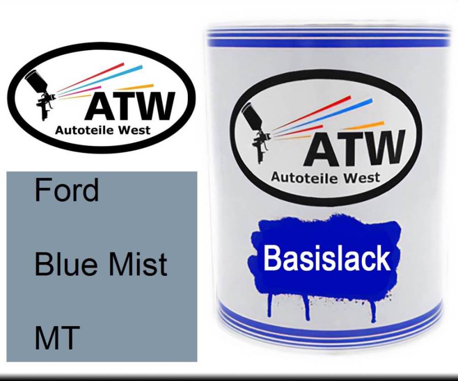 Ford, Blue Mist, MT: 1L Lackdose, von ATW Autoteile West.